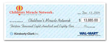 large cheque